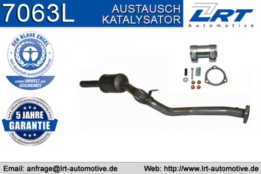 Audi A6 2,4 100 121 kw Links Katalysator (LRT 7063L)