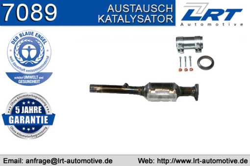 VW Bora 1,4 55 kw 1,6 77 kw Kat Katalysator (LRT 7089)
